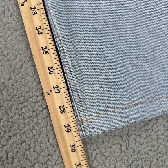 Vintage 90s Tommy Hilfiger Freedom Jeans Men 32x34 (32x30) Blue Light Wash Denim - Picture 9 of 16